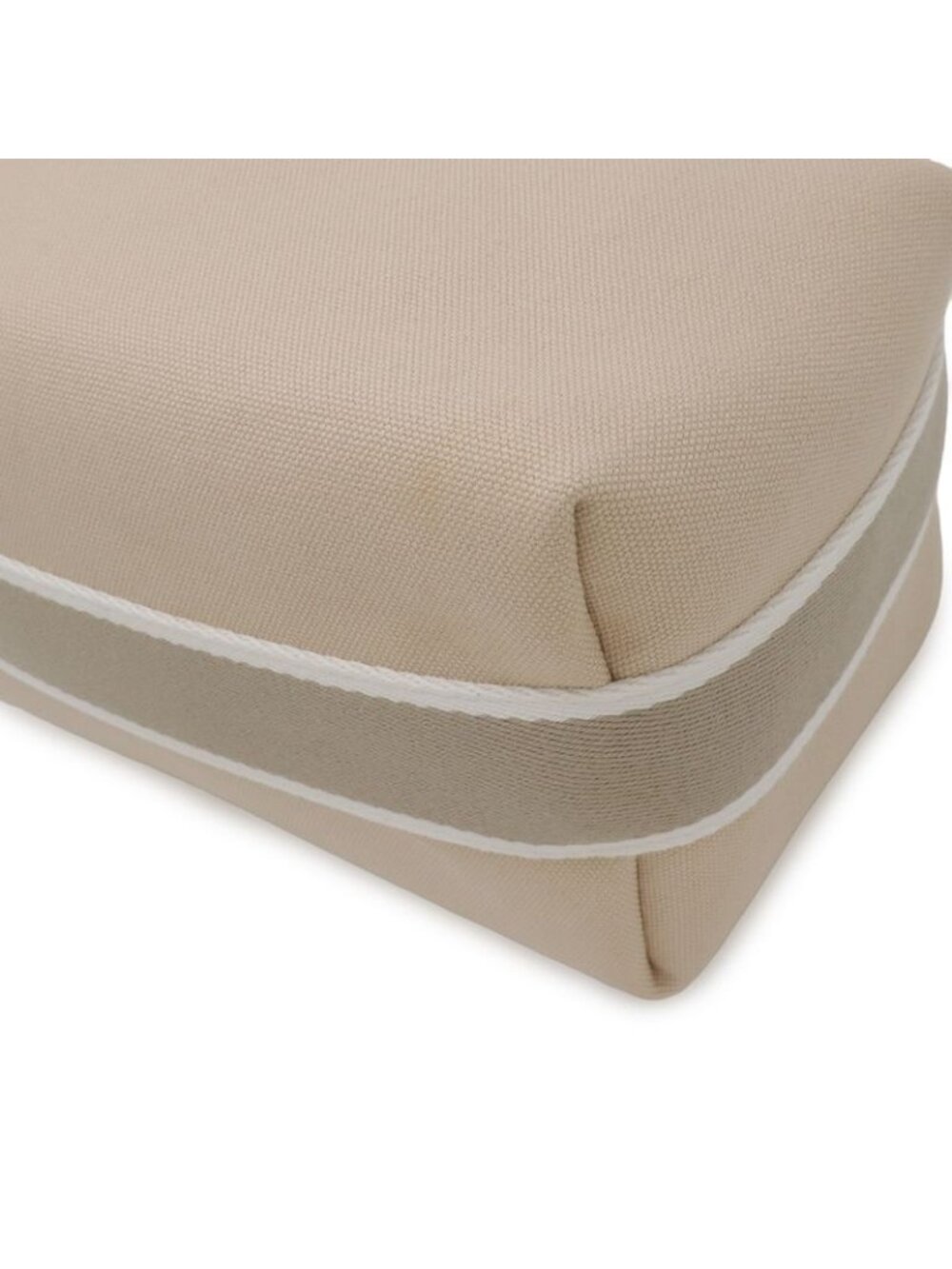 Hermes Bride-a-Brac PM Bath Pouch Cosmetic Handbag Canvas Natural Beige - Picture 3 of 8